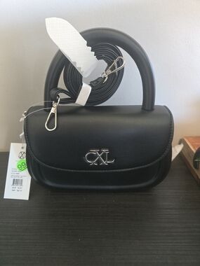 Black Mini Top-Handle Crossbody Bag Christian LaCroix NWT Retail $88